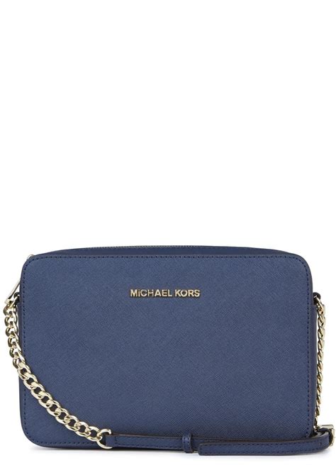 michael kors tote bag navy blue|Michael Kors blue crossbody bag.